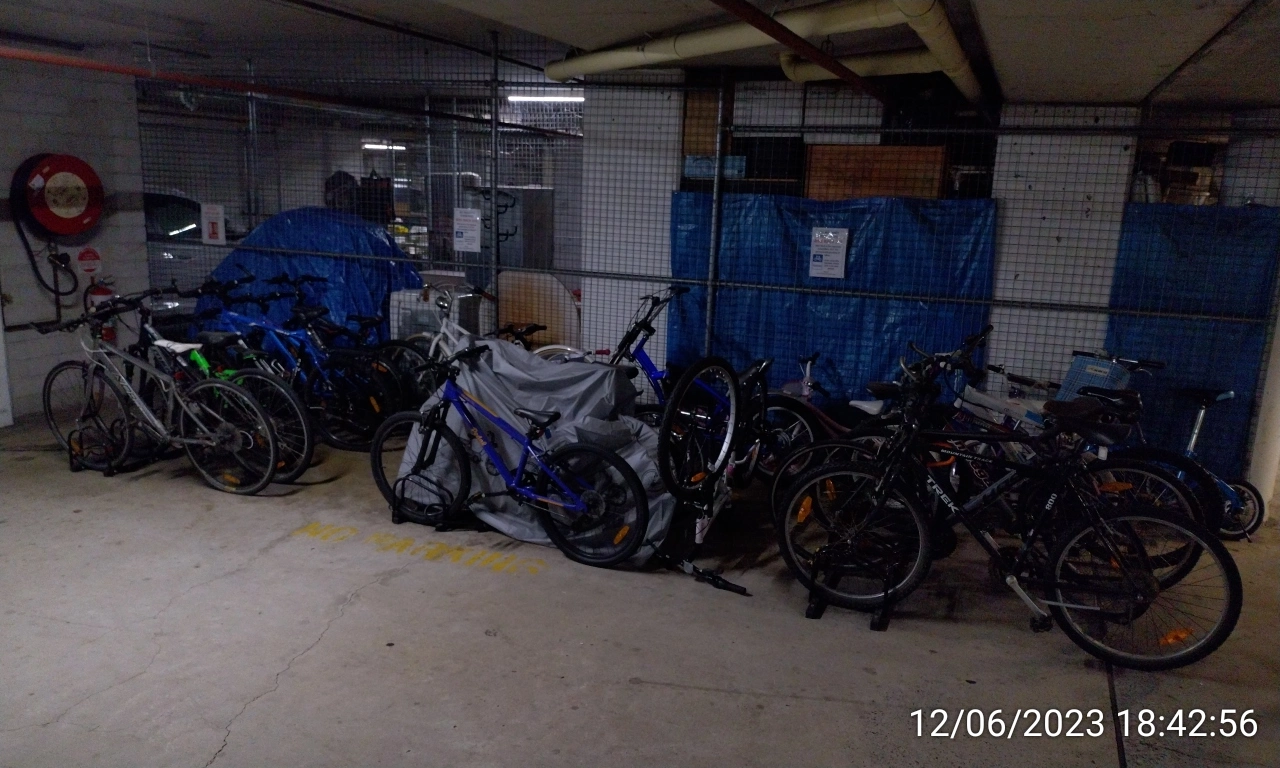 SP52948-Block-D-basement-bike-racks-without-approval-at-any-meeting-12Jun2023.webp