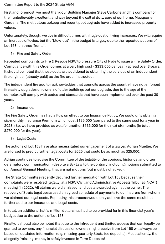 SP52948-agenda-for-AGM-blaming-and-defaming-Lot-158-4Nov2024