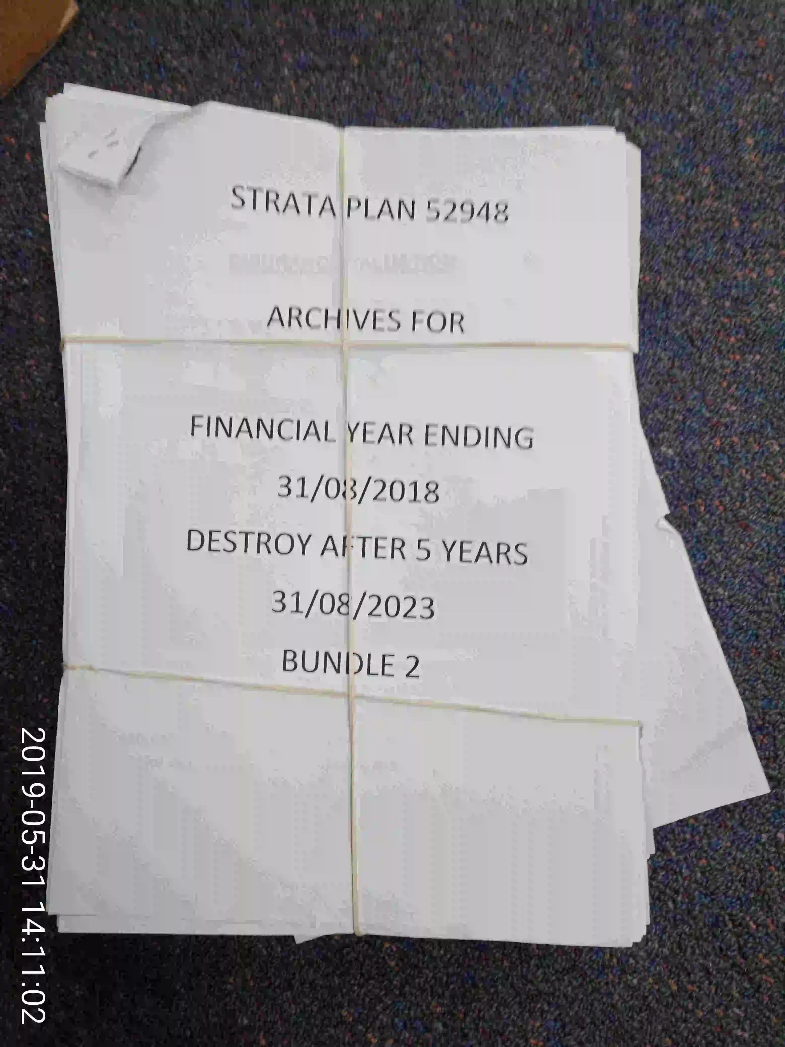 SP52948-archives-for-FY-2018-bundle-2-to-be-destroyed-two-years-earlier-than-legal-requirements