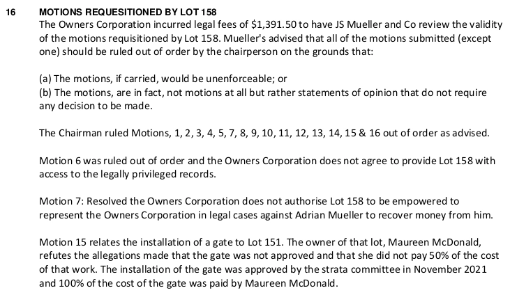 SP52948-extract-from-minutes-AGM-2022-removing-Lot-158-Motions-based-on-advice-from-flawed-advice-by-Solicitor-Adrian-Mueller-27Oct2022.webp