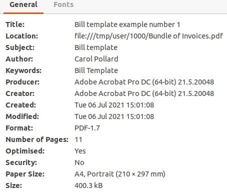 SP52948-hidden-metadata-in-PDF-file-with-alleged-bundle-of-invoices-prepared-by-Carol-Pollard-for-Solicitor-Adrian-Mueller-6Jul2021