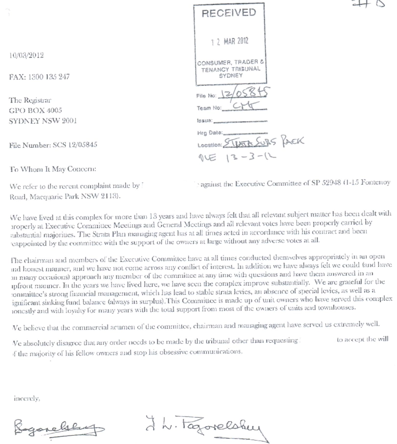 SP52948-submission-by-Stan-Pogorelsky-to-CTTT-SCS-12-05845-without-declaring-his-unfinancial-status-due-to-unpaid-full-levies-for-gas-heating-10Mar2012