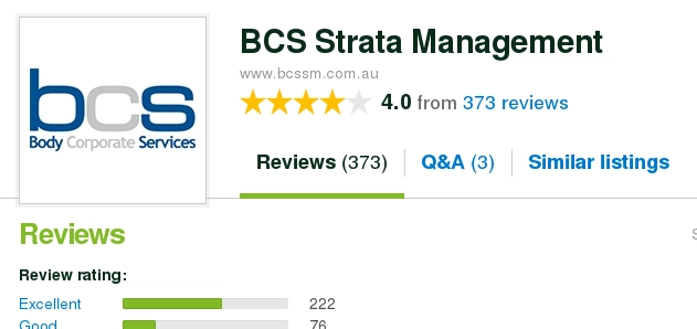 BCS Strata Management change in reviews Mar2017